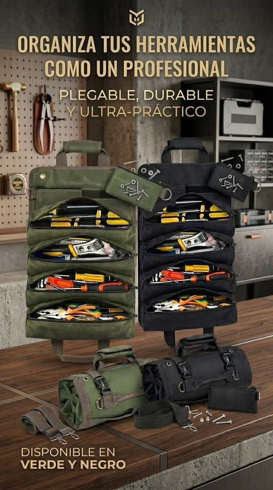 Bolso Organizador de Herramientas Plegable Profesional (Multibolsillos)